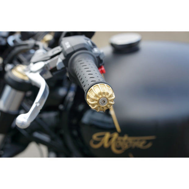 MOTONE GEMINI BAR END FINISHERS - BRASS