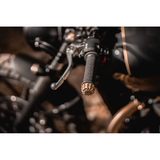 MOTONE GEMINI BAR END FINISHERS - BRASS