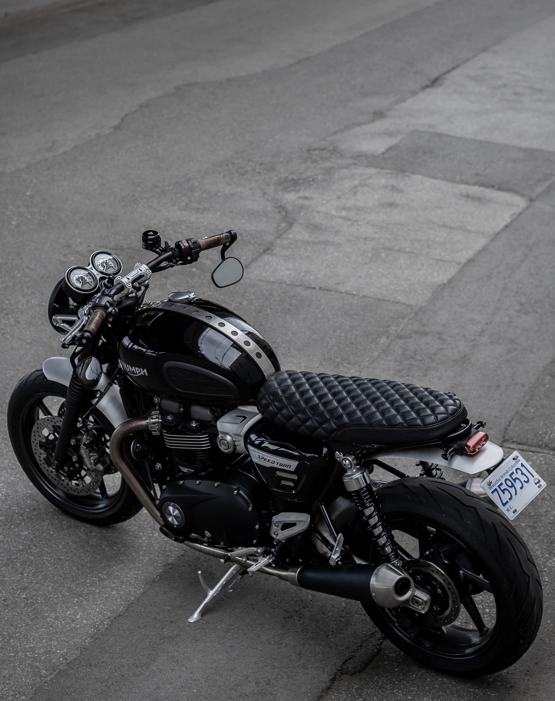 Motone SPEEDCAFE ブラック スピードツイン1200 トライアンフ スピードツイン1200(トライアンフ) ブラック系・黒色のバイク一覧