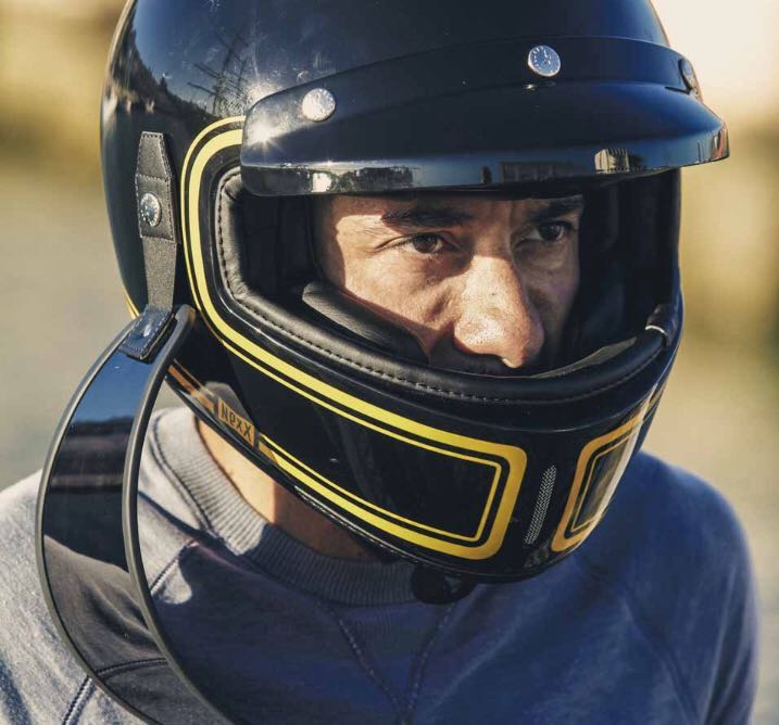 NEXX X.G100 DEVON HELMET - BLACK/YELLOW - SIZE XXL - SALE!