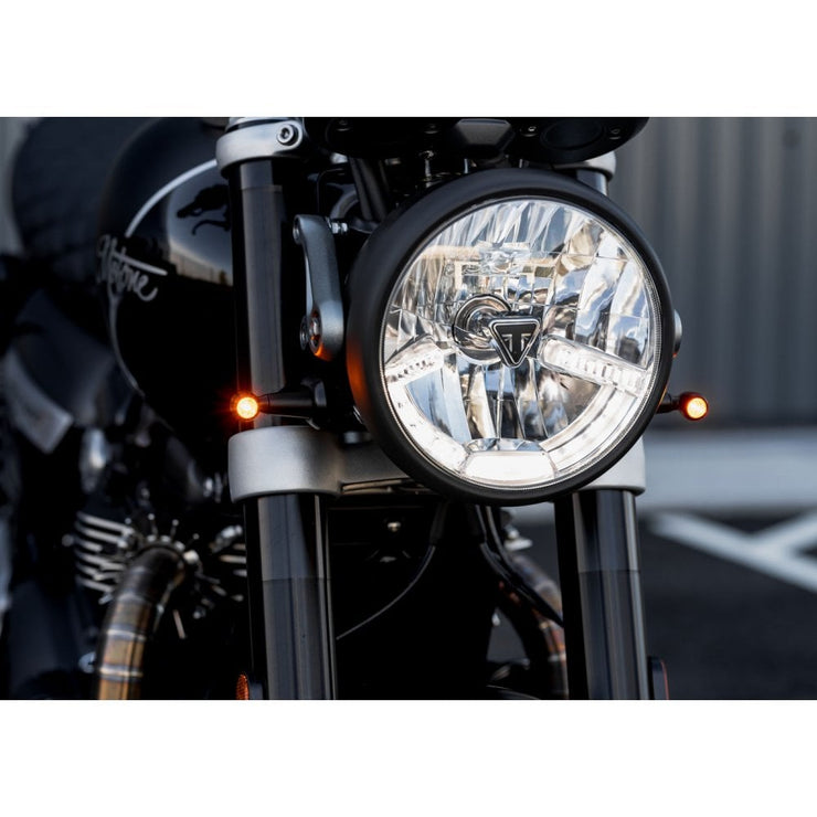 MOTONE INDICATOR/TURN SIGNAL BRACKETS FOR TRIUMPH 400 - FRONT ONLY - 8MM