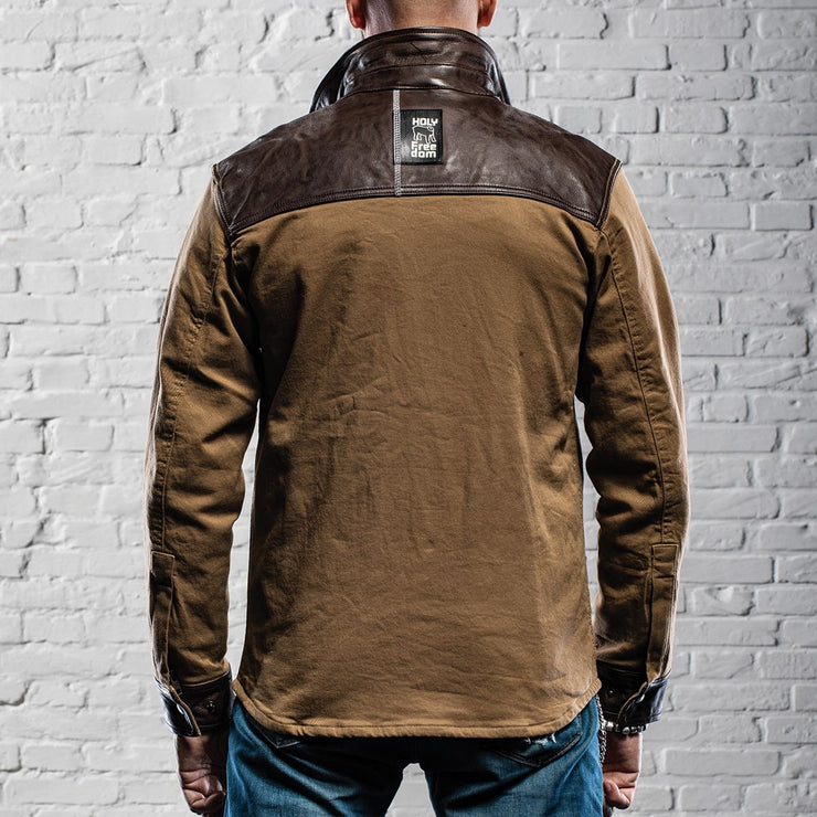 HOLY FREEDOM COYOTE TAN MOTORCYCLE JACKET - 3XL - SALE!