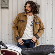 HOLY FREEDOM COYOTE TAN MOTORCYCLE JACKET - 3XL - SALE!