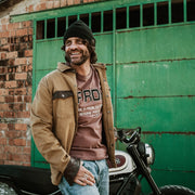 HOLY FREEDOM COYOTE TAN MOTORCYCLE JACKET - 3XL - SALE!