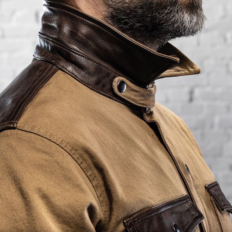 HOLY FREEDOM COYOTE TAN MOTORCYCLE JACKET - 3XL - SALE!