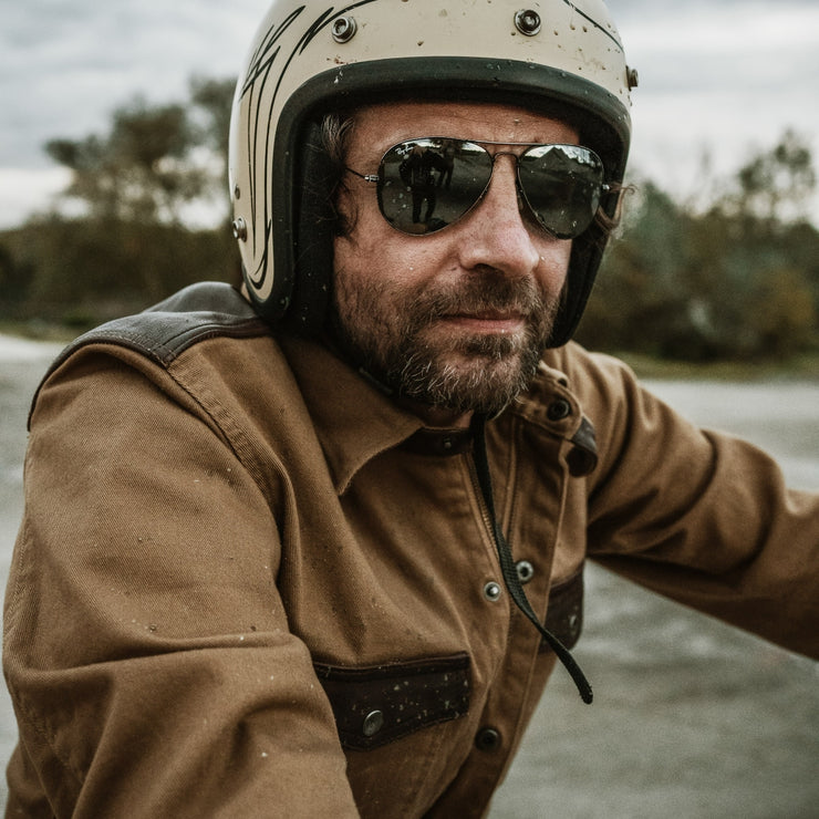 HOLY FREEDOM COYOTE TAN MOTORCYCLE JACKET - 3XL - SALE!