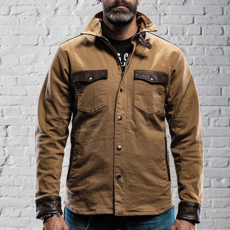 HOLY FREEDOM COYOTE TAN MOTORCYCLE JACKET - 3XL - SALE!