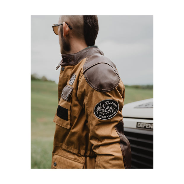 HOLY FREEDOM QUATTRO WAXED EVO JACKET - HAVANA