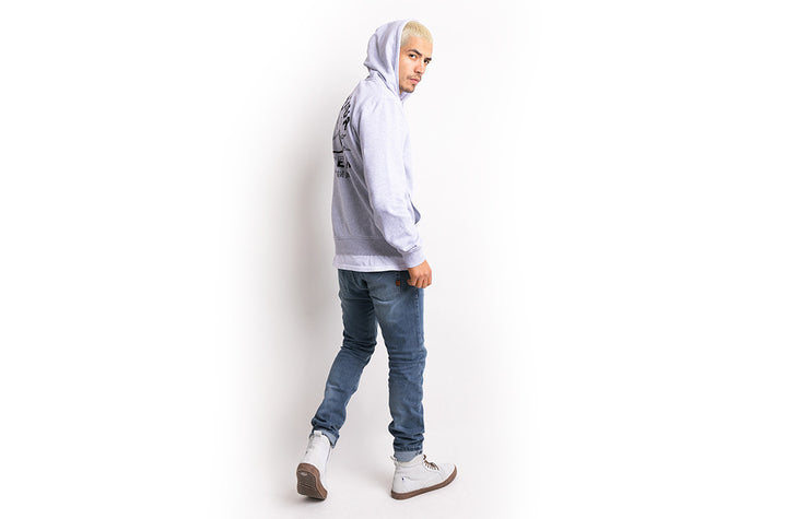 JOHN DOE HOODY - BUILD YOUR DREAM - GREY