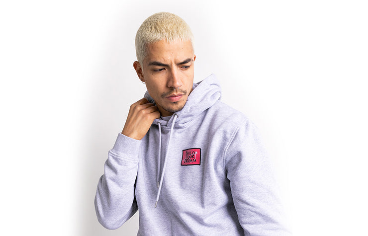 JOHN DOE HOODY - BUILD YOUR DREAM - GREY
