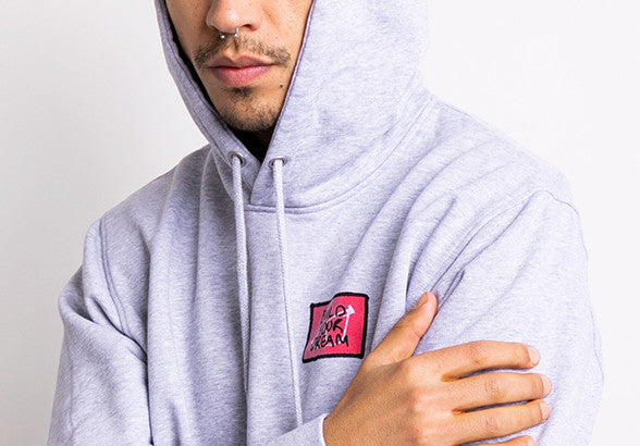 JOHN DOE HOODY - BUILD YOUR DREAM - GREY