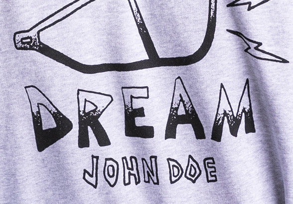 JOHN DOE HOODY - BUILD YOUR DREAM - GREY