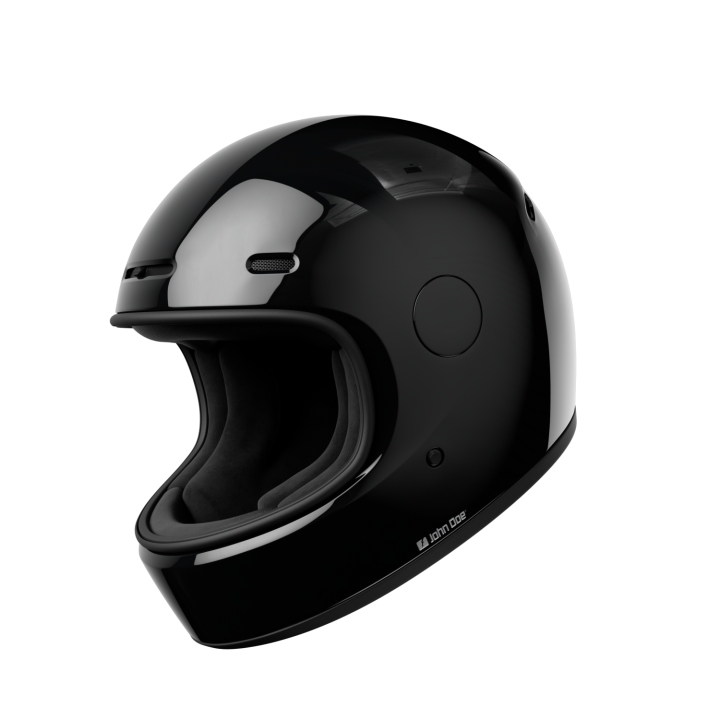 JOHN DOE JD/ONE HELMET ECE 22.06 - GLOSSY BLACK