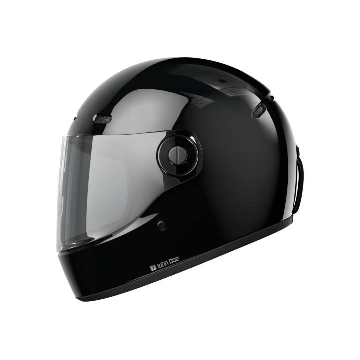 JOHN DOE JD/ONE HELMET ECE 22.06 - GLOSSY BLACK