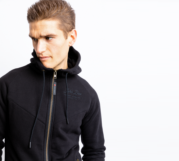 JOHN DOE XTM HOODIE V2 - AAA RATED - BLACK