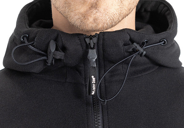 JOHN DOE XTM HOODIE V3 - AAA RATED - BLACK – Strath Moto