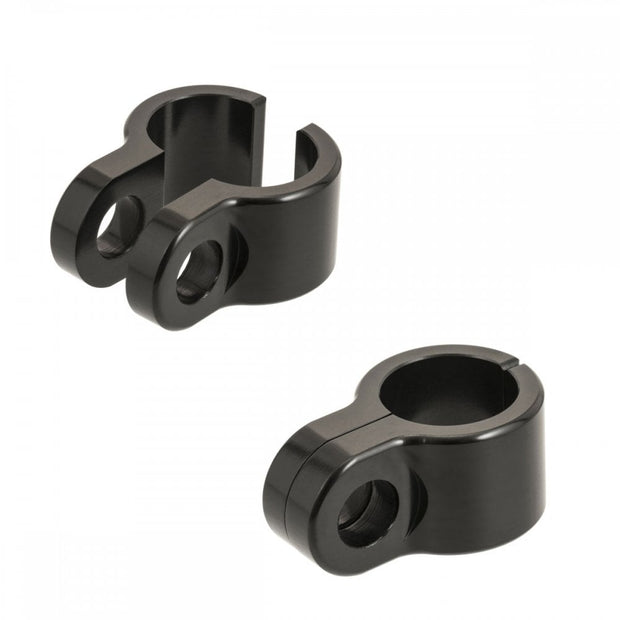 MOTONE KLINGER CLAMPS INDICATOR MOUNTS - 16MM - FOR TRIUMPH BOBBER STOCK FENDER STRUTS - PAIR