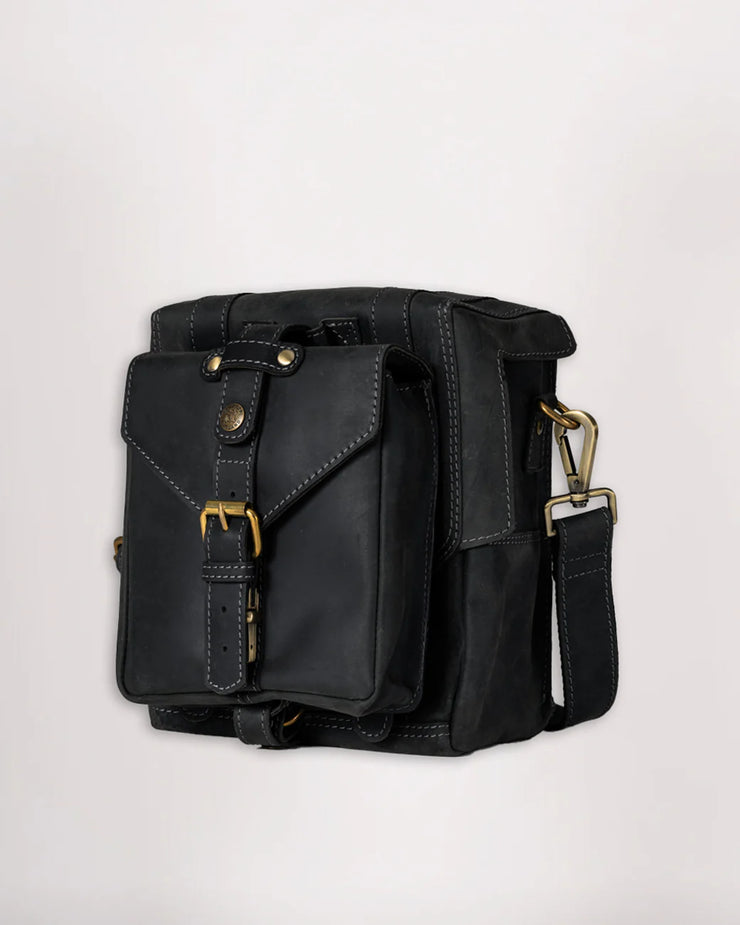GOLDTOP LEATHER TANK BAG - SMALL - BLACK