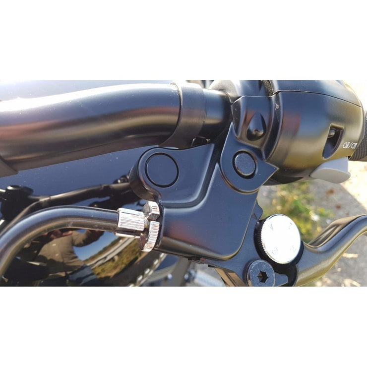 MOTONE MIRROR DELETE PLUGS (ONE INCH BARS) LC T100/T120/BOBBER