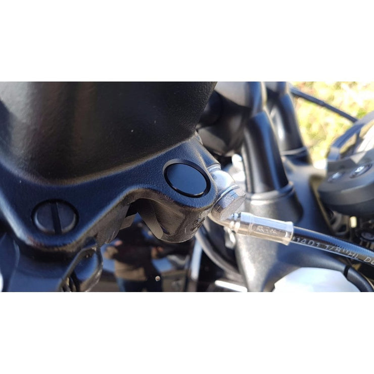 MOTONE MIRROR DELETE PLUGS (ONE INCH BARS) LC T100/T120/BOBBER