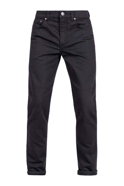 JOHN DOE CLASSIC TAPERED MONOLAYER JEANS - BLACK/BLACK