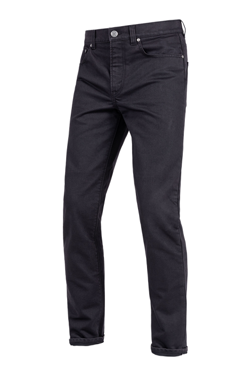 JOHN DOE CLASSIC TAPERED MONOLAYER JEANS - BLACK/BLACK