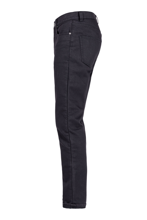 JOHN DOE CLASSIC TAPERED MONOLAYER JEANS - BLACK/BLACK