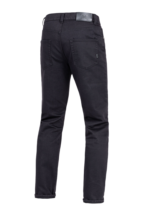JOHN DOE CLASSIC TAPERED MONOLAYER JEANS - BLACK/BLACK