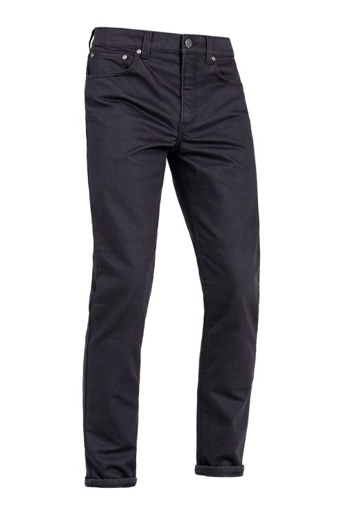 JOHN DOE CLASSIC TAPERED MONOLAYER JEANS - BLACK/BLACK