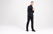JOHN DOE CLASSIC TAPERED MONOLAYER JEANS - BLACK/BLACK