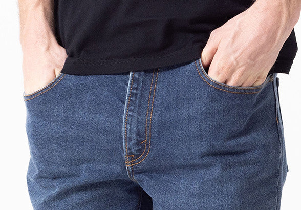 JOHN DOE CLASSIC TAPERED MONOLAYER JEANS - INDIGO