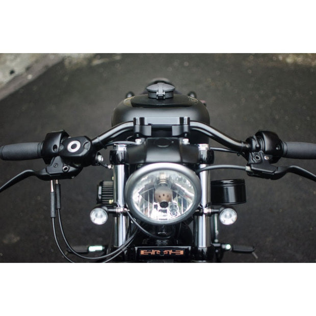 MOTONE MONZA CAP KIT FOR TRIUMPH & HD - BLACK