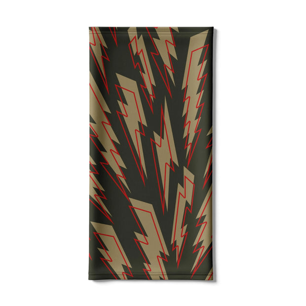 AGE OF GLORY BOLTS WINTER NECK TUBE - DARK GREEN / GOLD / RED