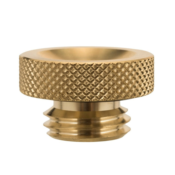 MOTONE PARABOLA ENGINE OIL FILLER CAP - DISHED - BRASS