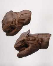 GOLDTOP SILK LINED PREDATOR GLOVES - WAXED BROWN