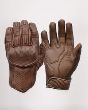 GOLDTOP SILK LINED PREDATOR GLOVES - WAXED BROWN