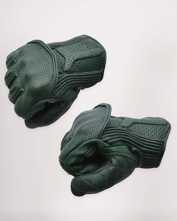 GOLDTOP SILK LINED PREDATOR GLOVES - RACING GREEN