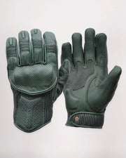 GOLDTOP SILK LINED PREDATOR GLOVES - RACING GREEN