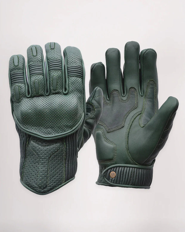GOLDTOP SILK LINED PREDATOR GLOVES - RACING GREEN
