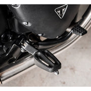 MOTONE RANGER FOOT PEGS - RIDER SET FOR TRIUMPH BOBBER - BLACK