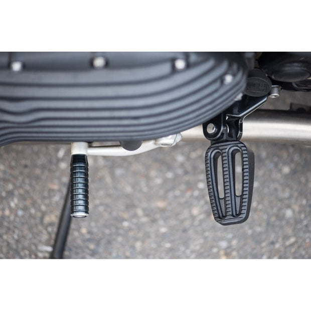 MOTONE RANGER FOOT PEGS - RIDER SET FOR LC TRIUMPHS - BLACK