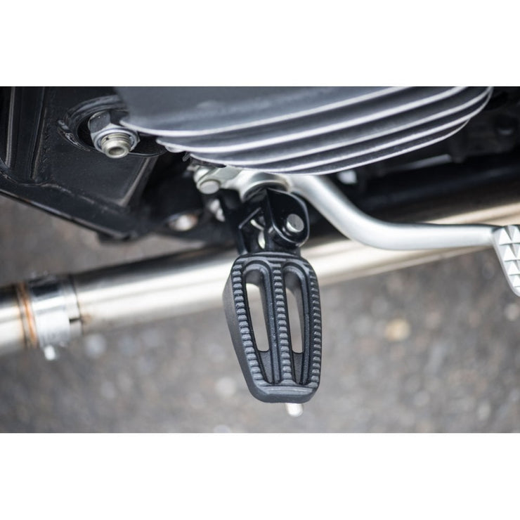 MOTONE RANGER FOOT PEGS - RIDER SET FOR LC TRIUMPHS - BLACK