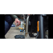 MOTONE RANGER FOOT PEGS - RIDER SET FOR TRIUMPH BOBBER - BRASS