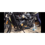 MOTONE RANGER FOOT PEGS - RIDER SET FOR TRIUMPH BOBBER - BRASS
