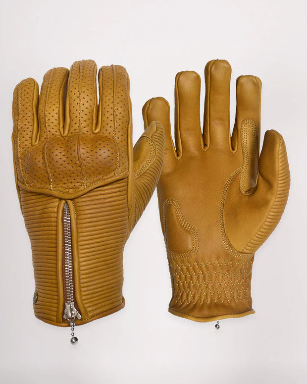 GOLDTOP SILK LINED RAPTOR GLOVES - SAND