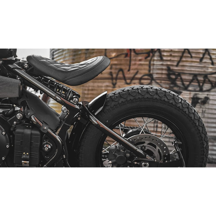 MOTONE RAZOR ULTRA SHORT REAR MUDGUARD/FENDER - GLOSS BLACK - TRIUMPH BOBBER