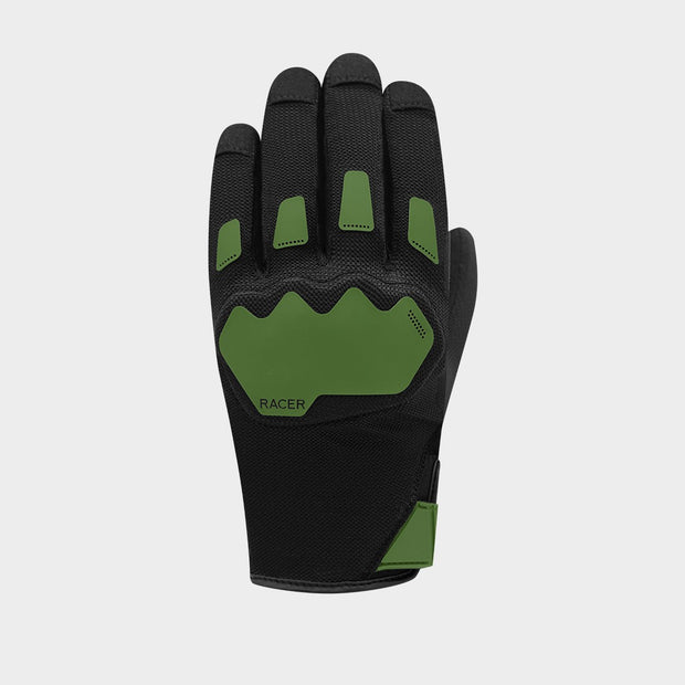 RACER REVOLE GLOVE- BLACK/KHAKI