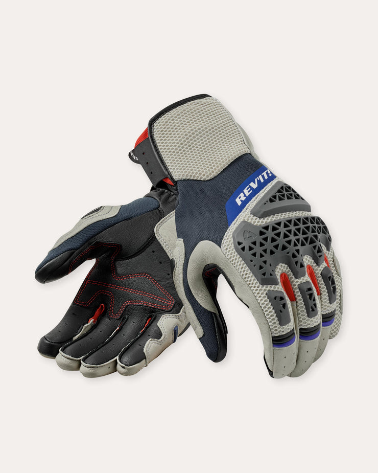 REV'IT! SAND 5 GLOVES - SILVER-RED