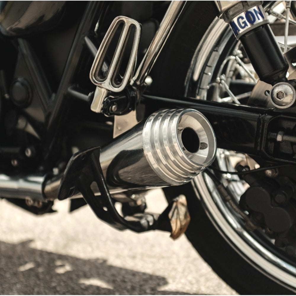 MOTONE SATURN V EXHAUST - T120/T100 - POLISHED – Strath Moto