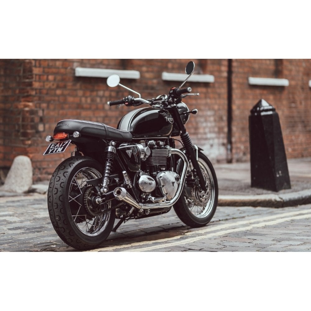 MOTONE SATURN V EXHAUST - T120/T100 - POLISHED – Strath Moto